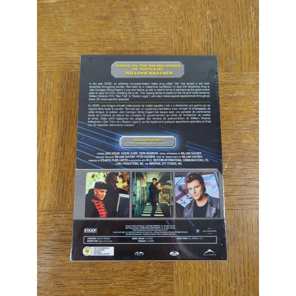 TekWar: The Complete Series (DVD, NEW) William Shatner's Masterpiece / Bilingual - Picture 2 of 6